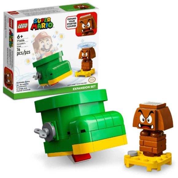 All LEGO Sets Other - LEGO Super Mario Goomba’s Shoe Expansion Set 71404, Collectible Toy Game, with G